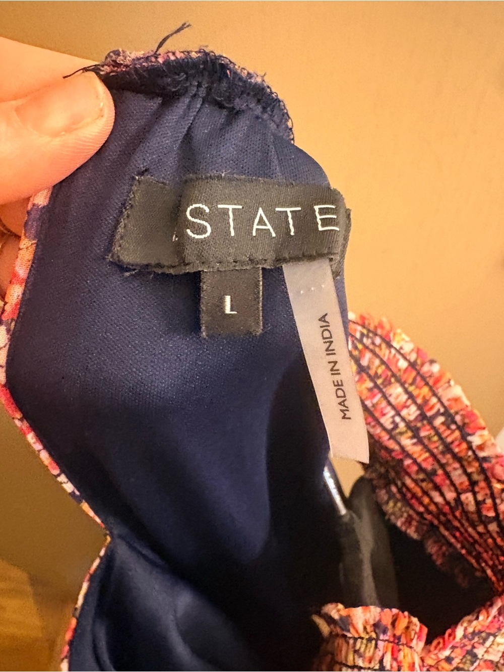STATE 1 Pink Floral Smocked Tiered Dress - Picture 3 of 5